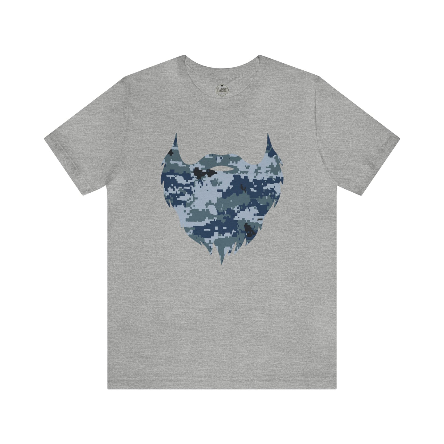 Camo Beard (Navy) | T-Shirt
