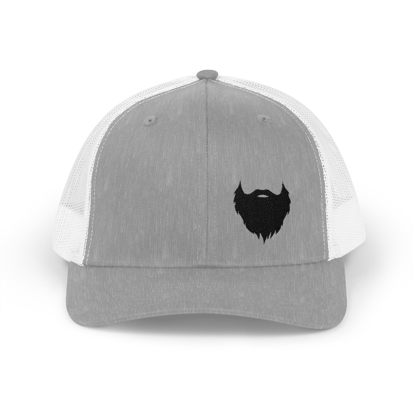 Beard Icon (Black) | Snapback Trucker Hat