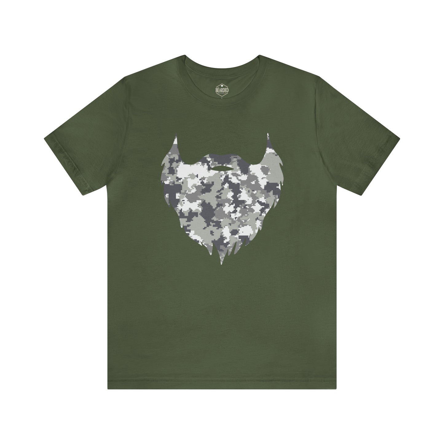 Camo Beard (Grey) | T-Shirt