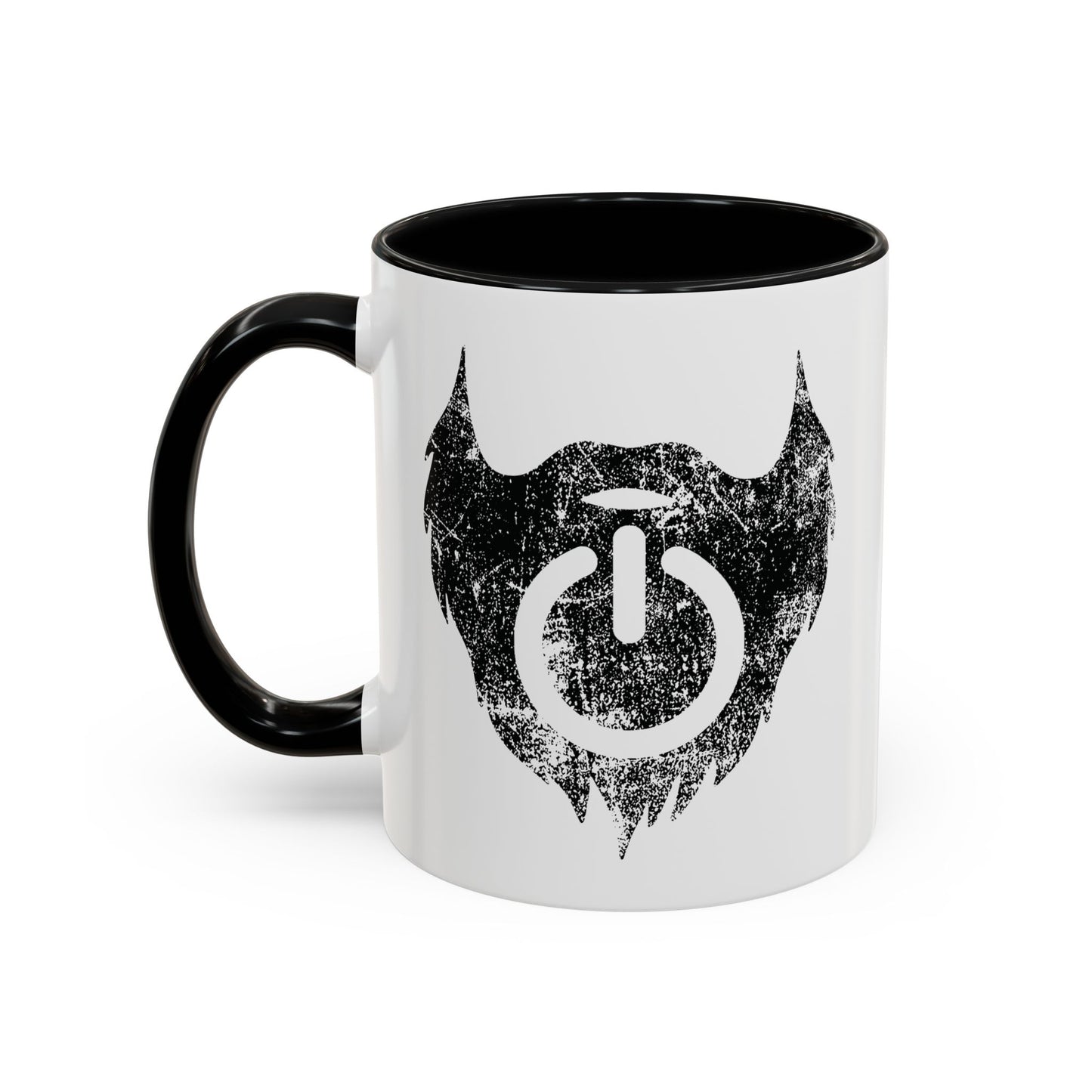 NEW! Beard Power Icon | Two-Tone 11 oz. Coffee Mug