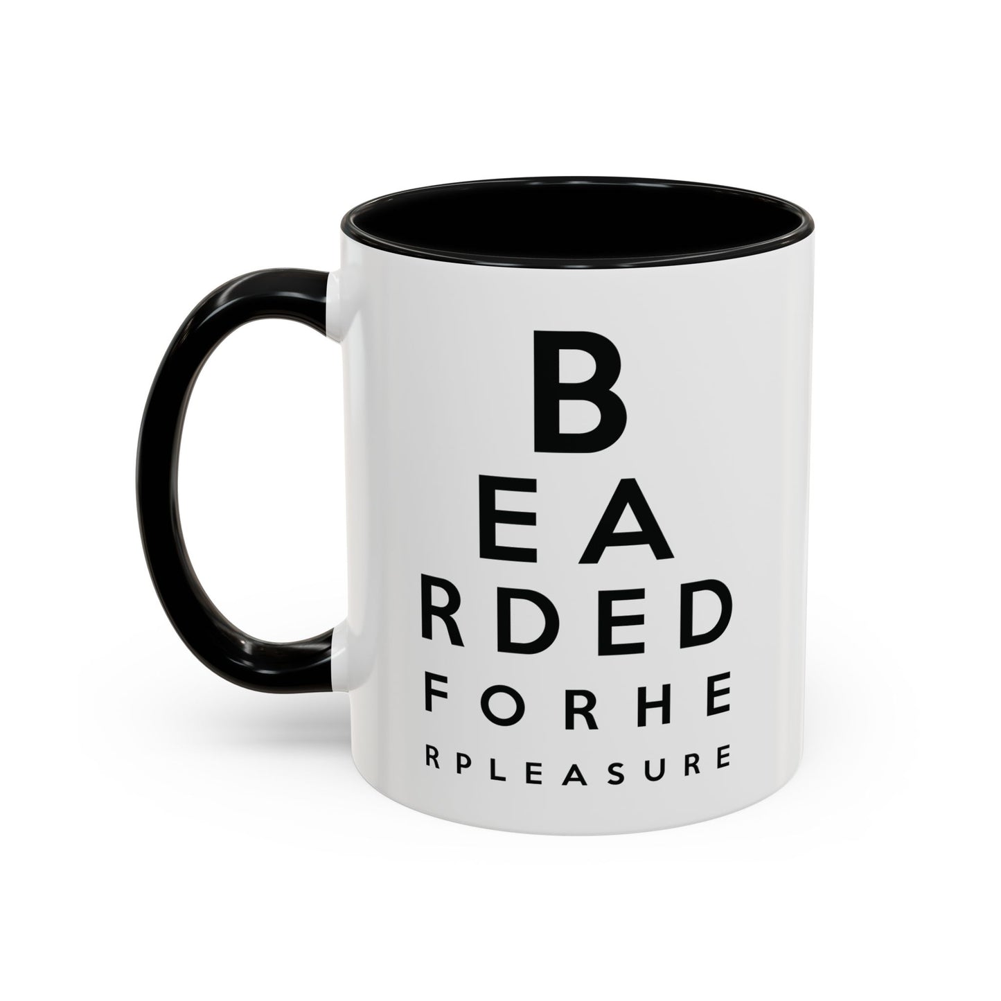 Bearded For Her Pleasure | Two-Tone 11 oz. Coffee Mug