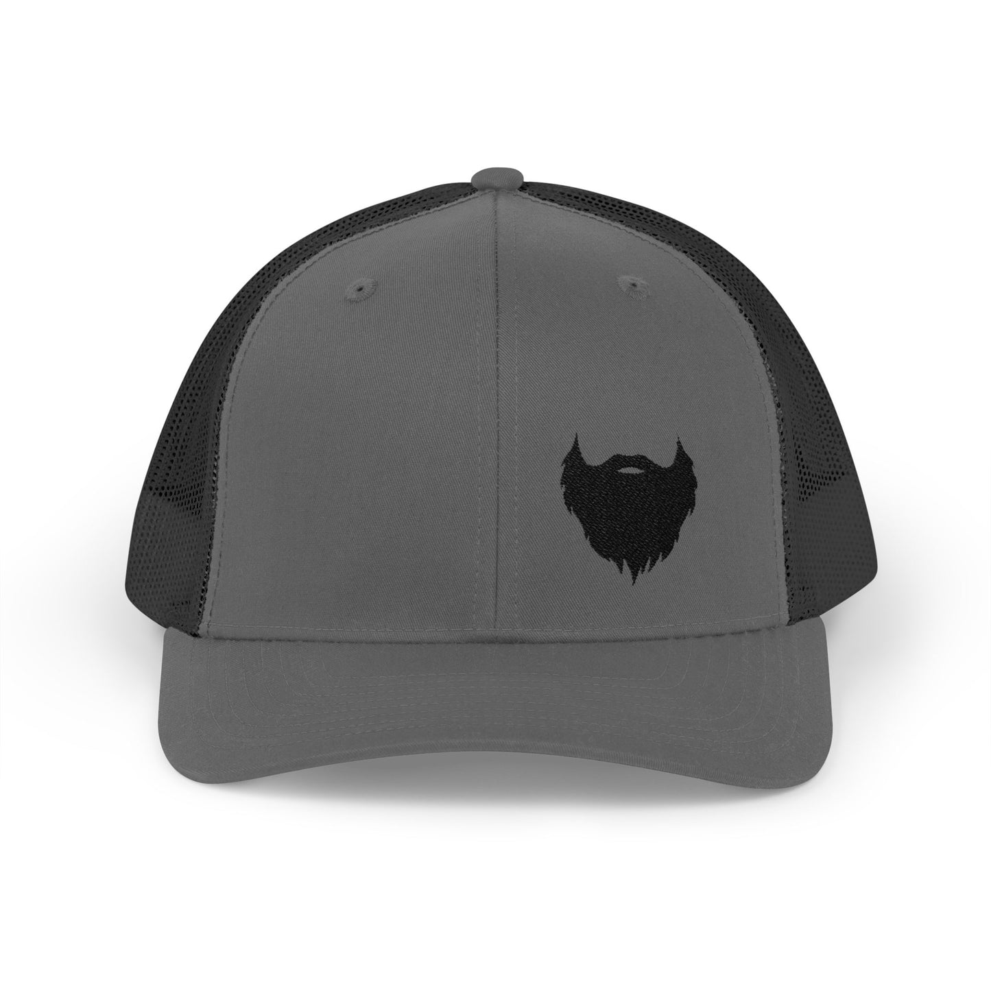 Beard Icon (Black) | Snapback Trucker Hat