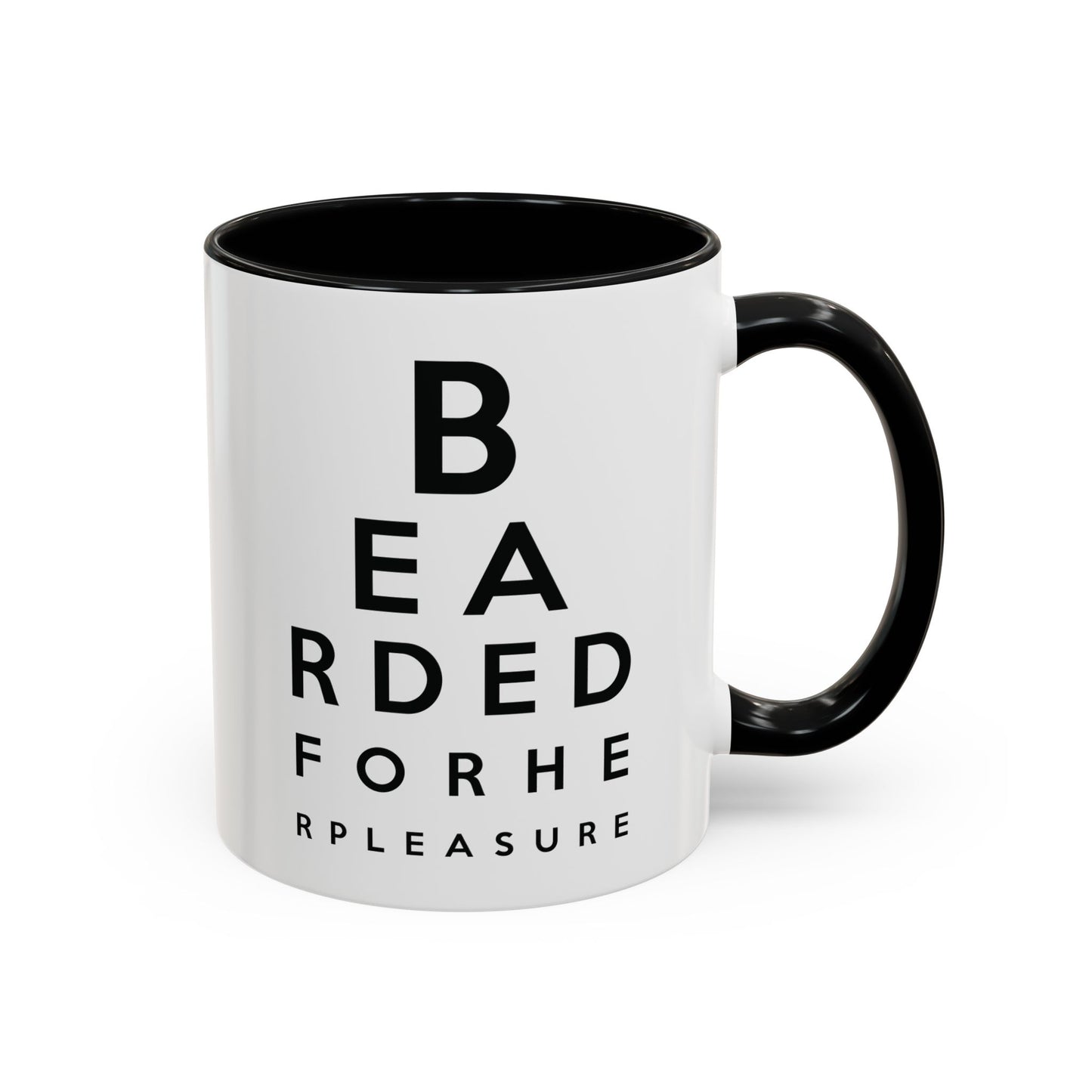 Bearded For Her Pleasure | Two-Tone 11 oz. Coffee Mug