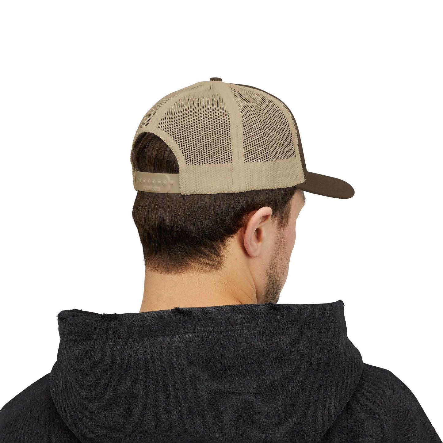 Beard Icon (Black) | Snapback Trucker Hat