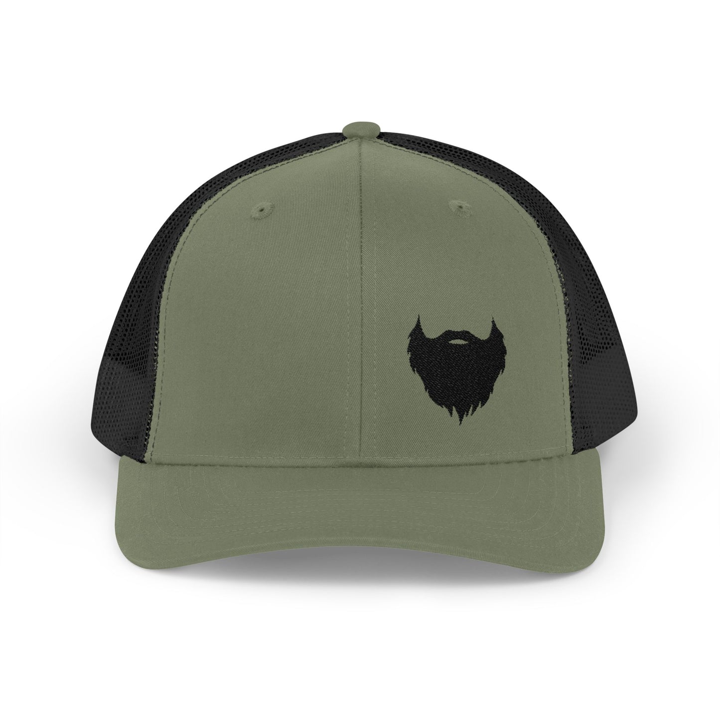 Beard Icon (Black) | Snapback Trucker Hat