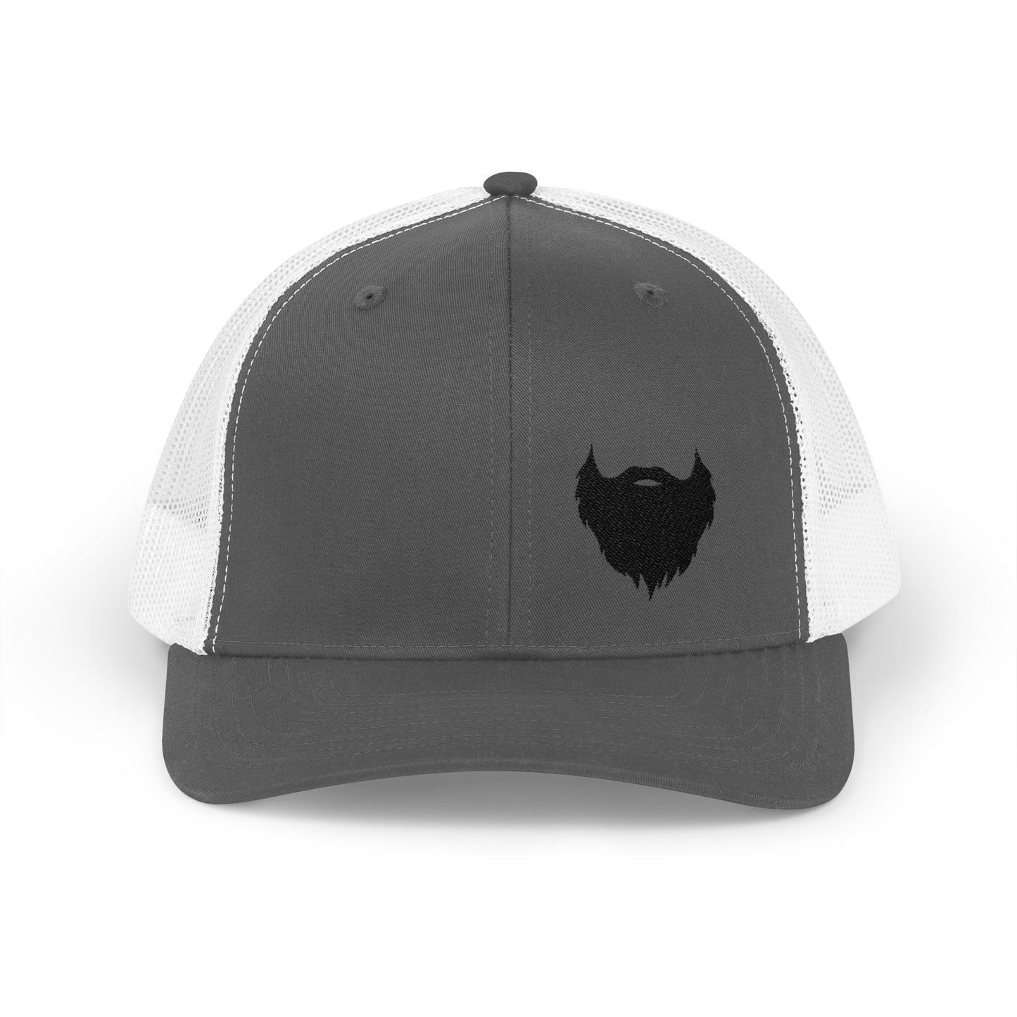 Beard Icon (Black) | Snapback Trucker Hat