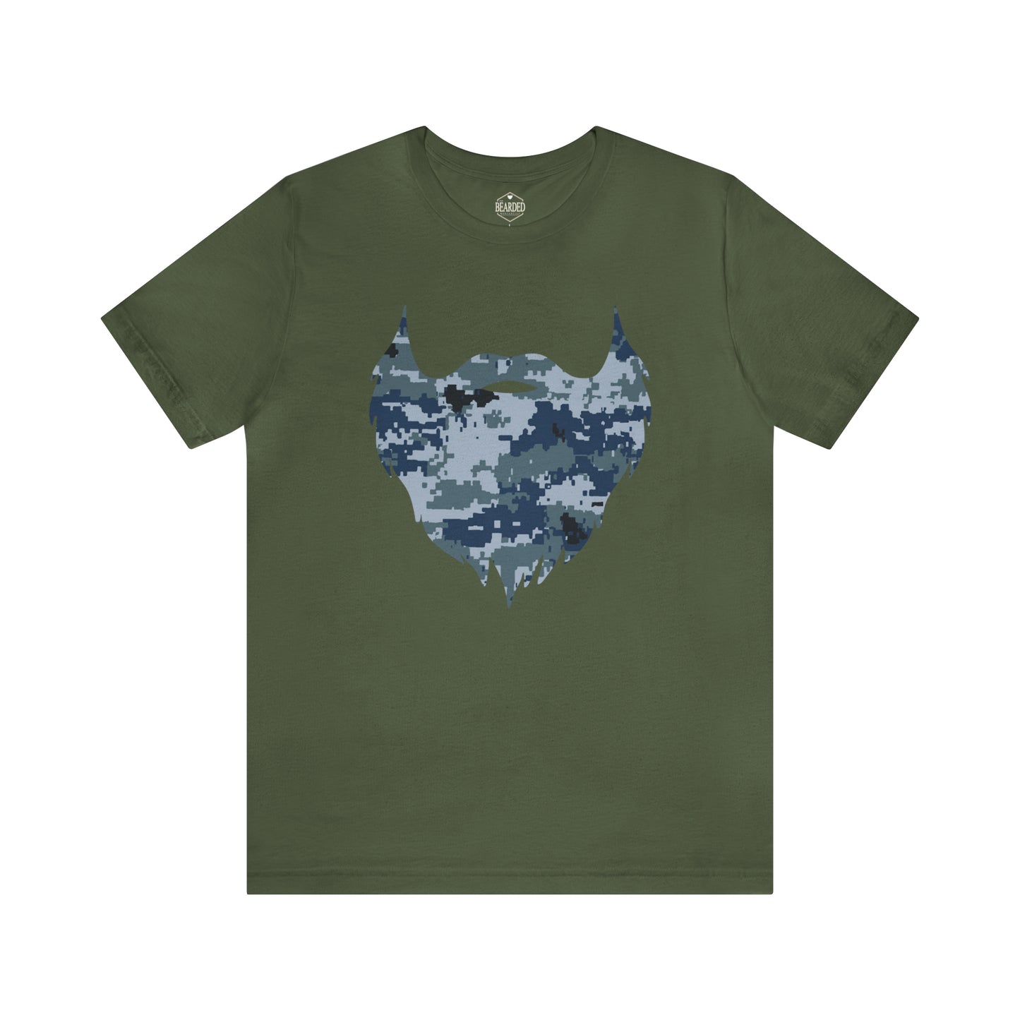 Camo Beard (Navy) | T-Shirt