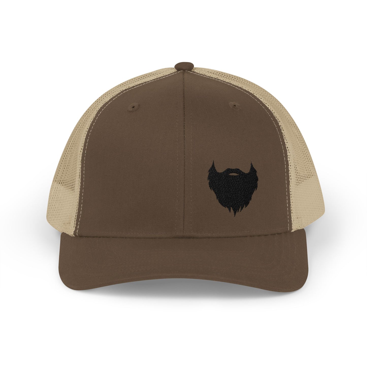Beard Icon (Black) | Snapback Trucker Hat