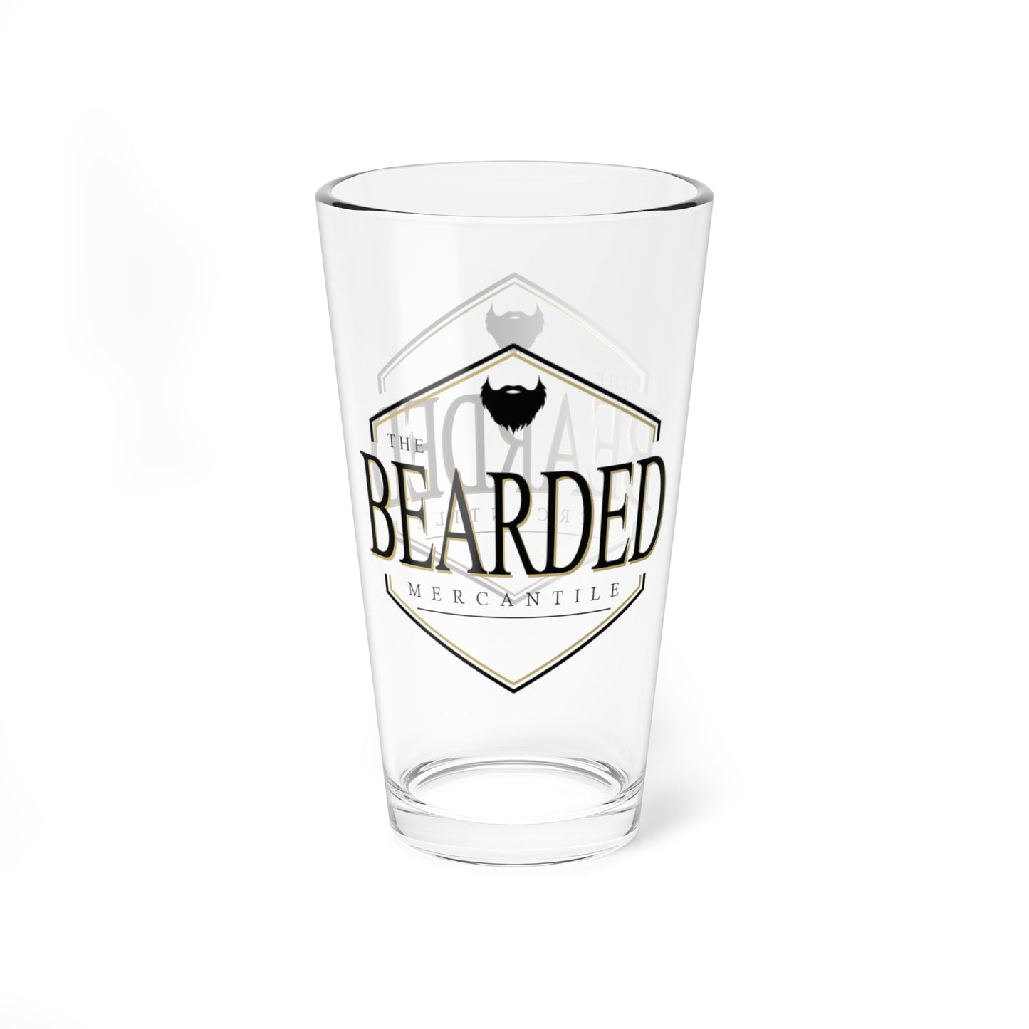 Bearded Mercantile Pint Glass | 16oz