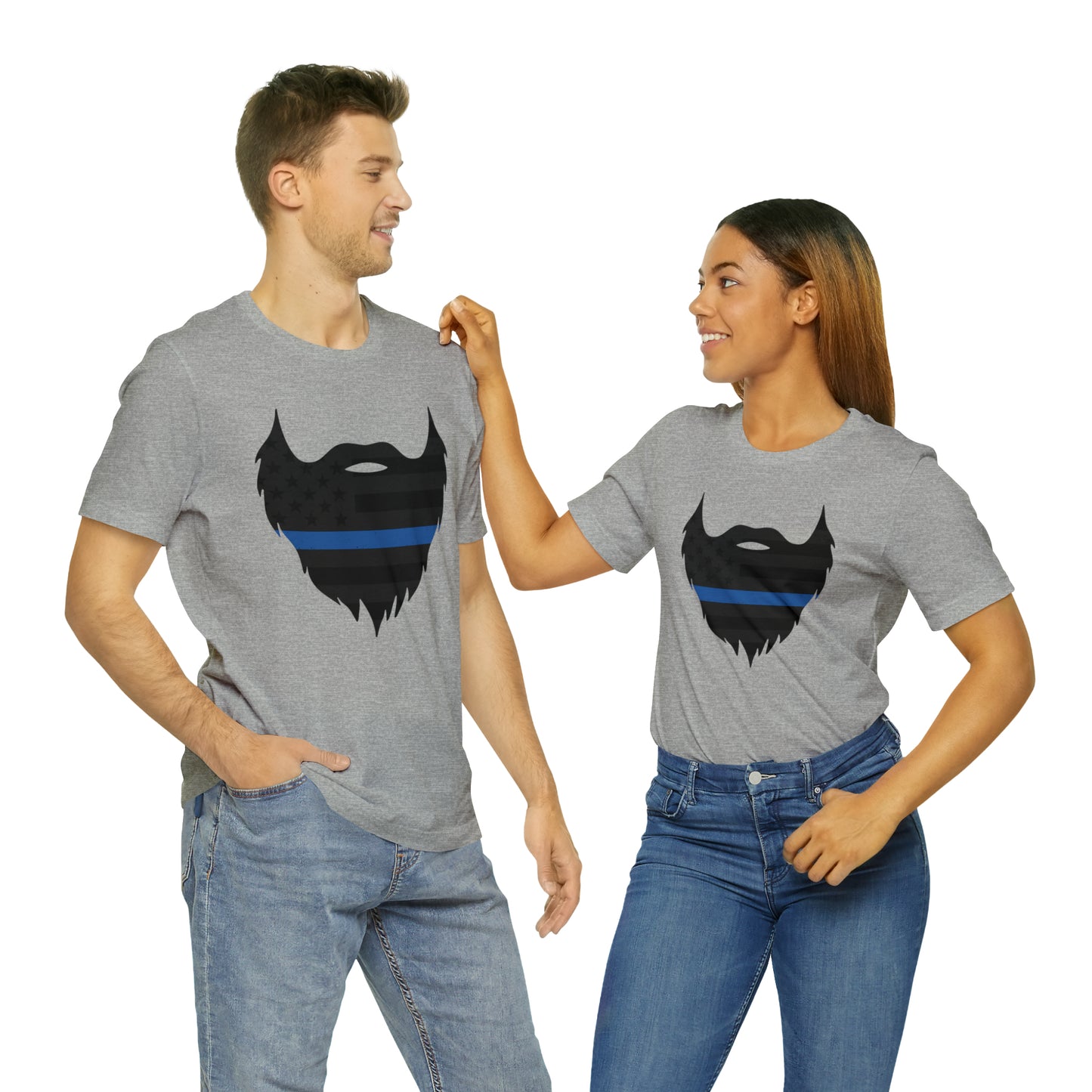 Thin Blue Line Beard | T-Shirt