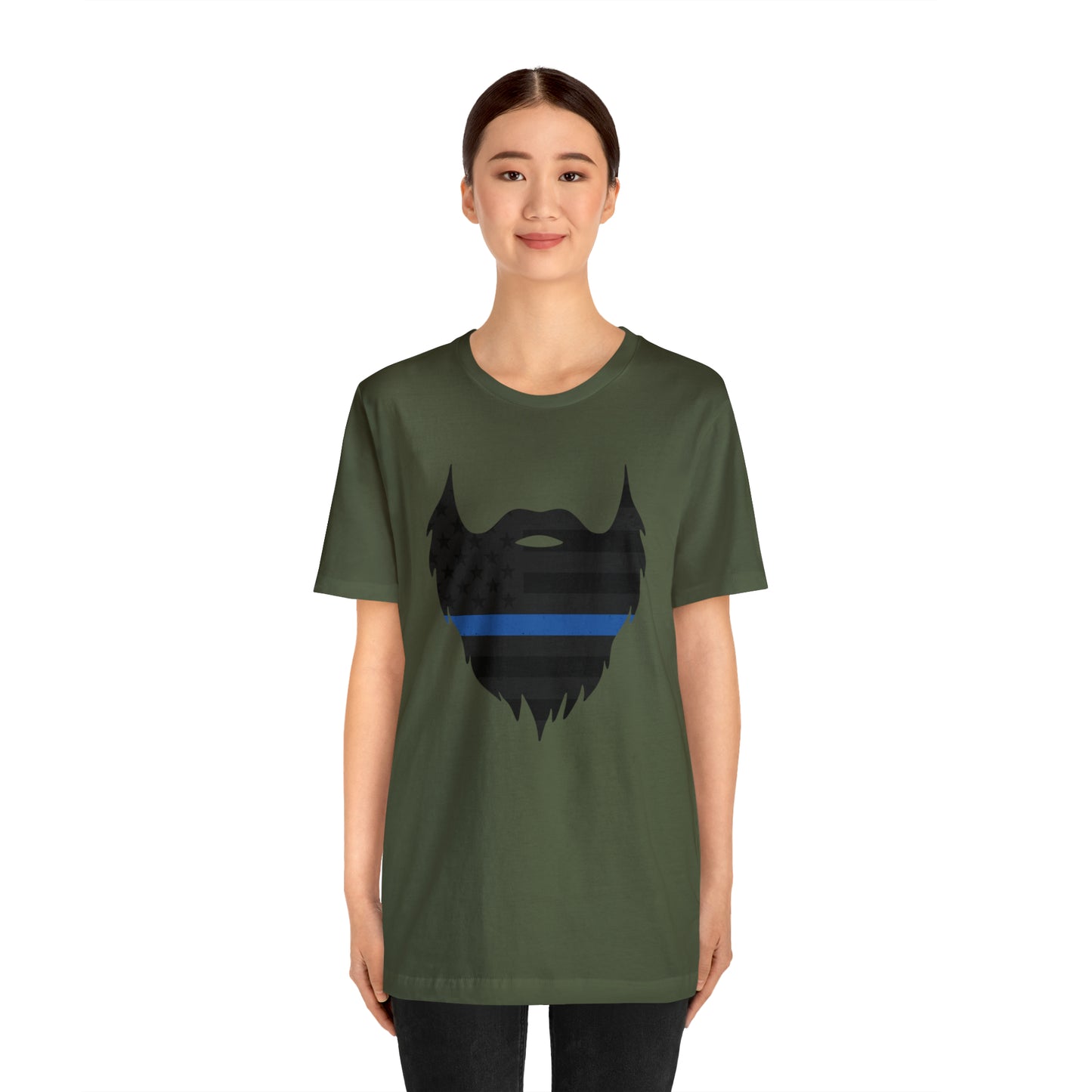 Thin Blue Line Beard | T-Shirt