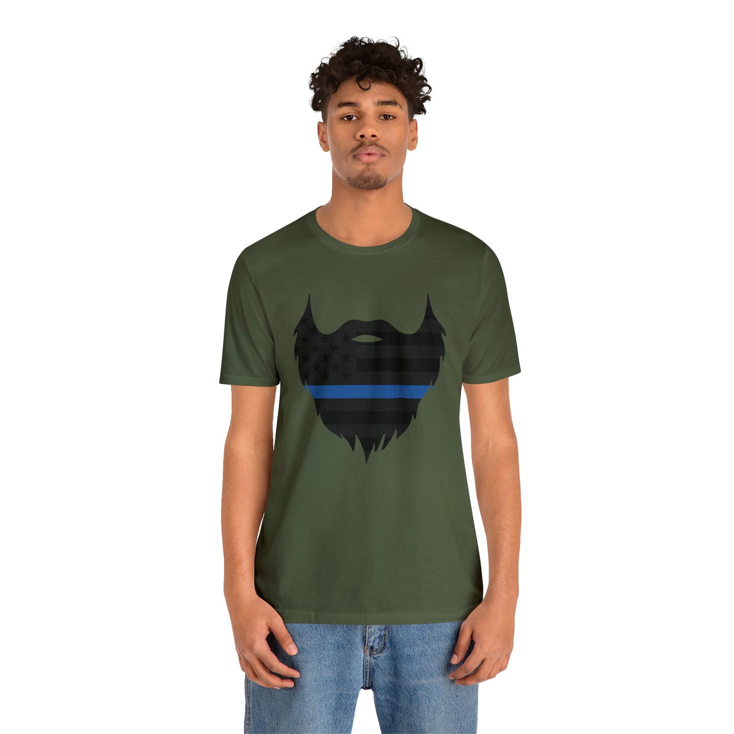 Thin Blue Line Beard | T-Shirt