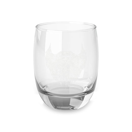 Beard Icon Whiskey Glass (white) | 6oz.