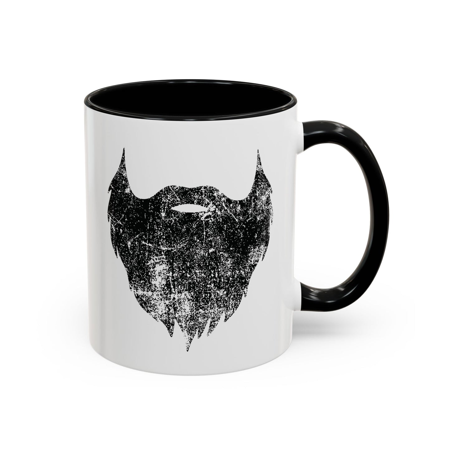 Beard Icon | Two-Tone 11 oz. Coffee Mug