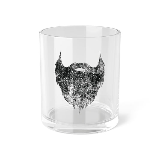 Beard Icon Rocks Glass | 10oz.