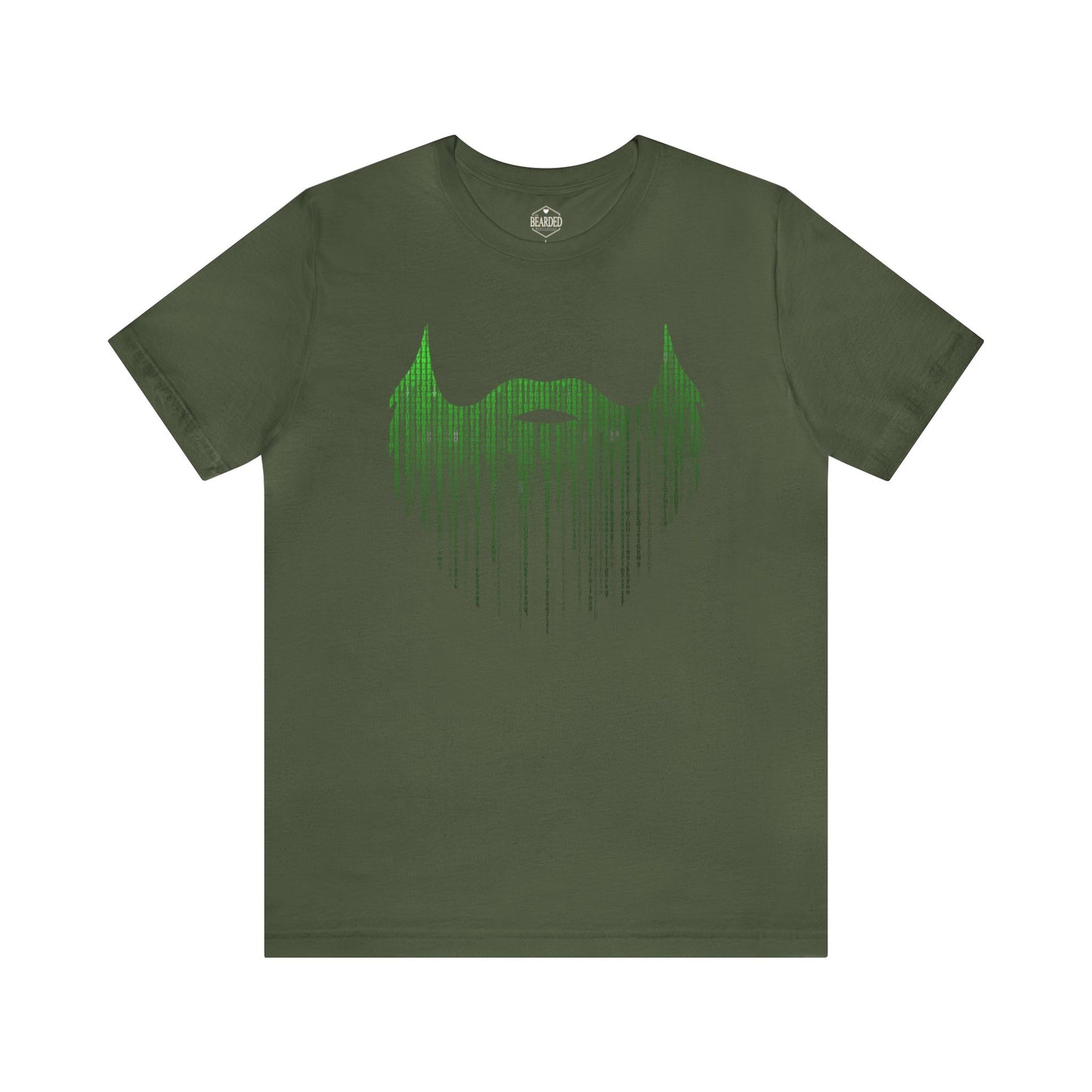 Matrix Code Beard | T-Shirt