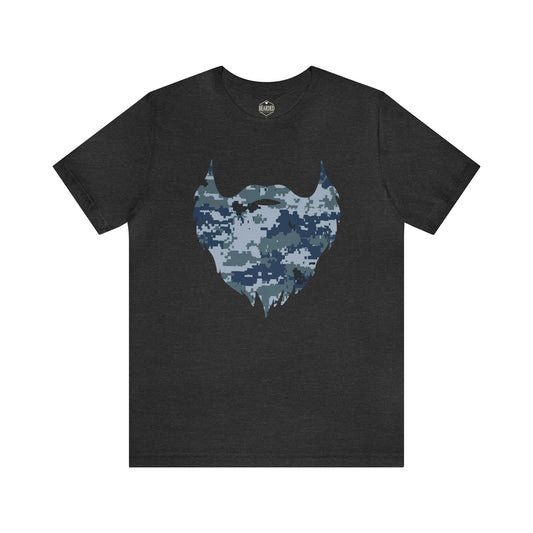 Camo Beard (Navy) | T-Shirt