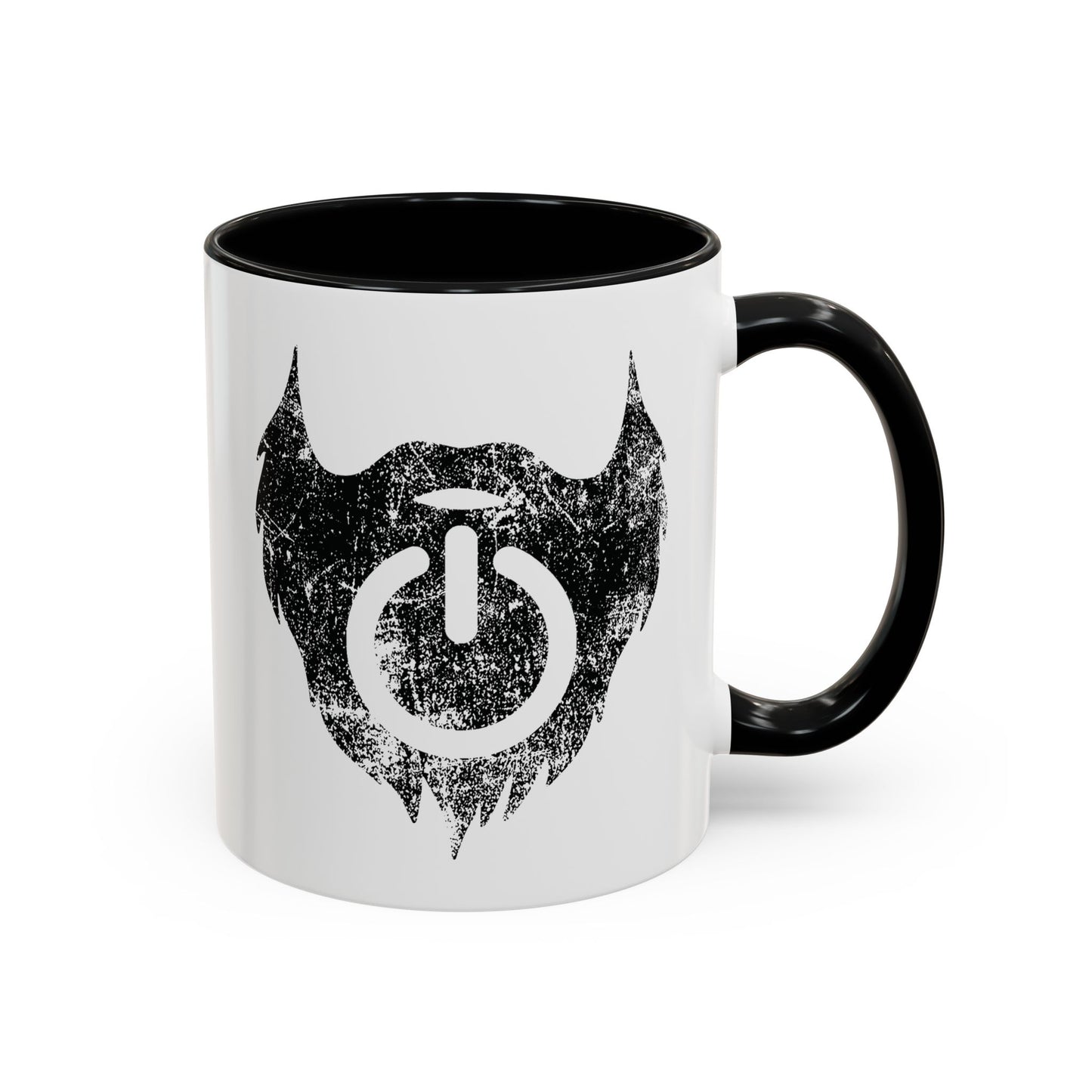 NEW! Beard Power Icon | Two-Tone 11 oz. Coffee Mug