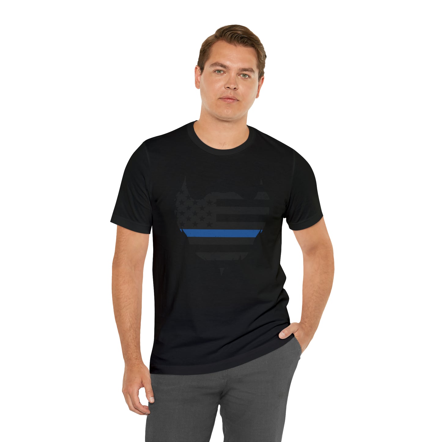 Thin Blue Line Beard | T-Shirt