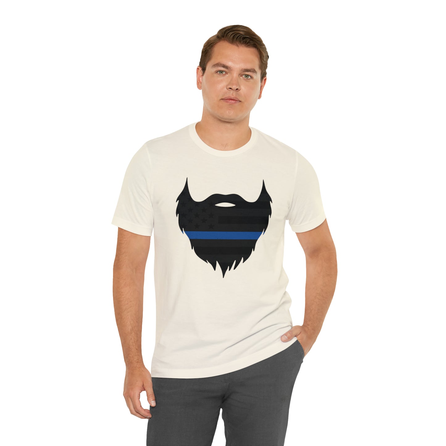 Thin Blue Line Beard | T-Shirt