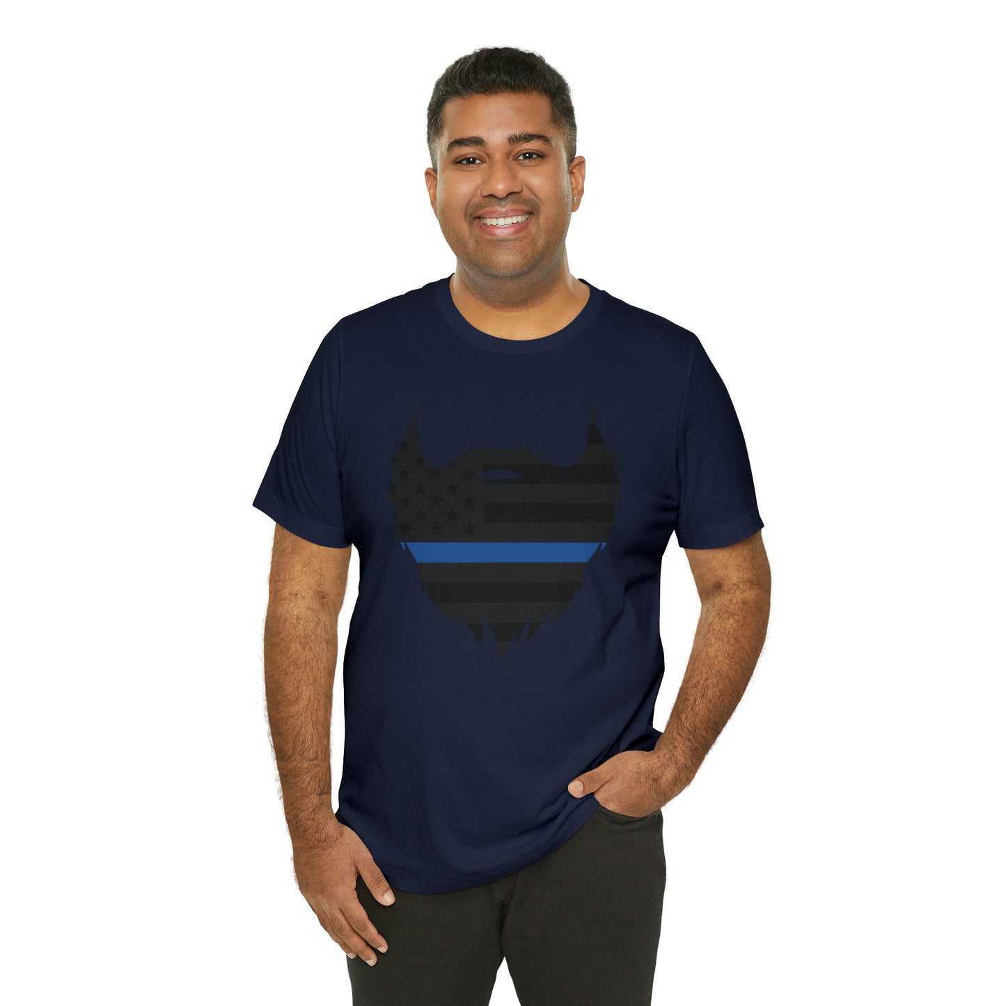 Thin Blue Line Beard | T-Shirt