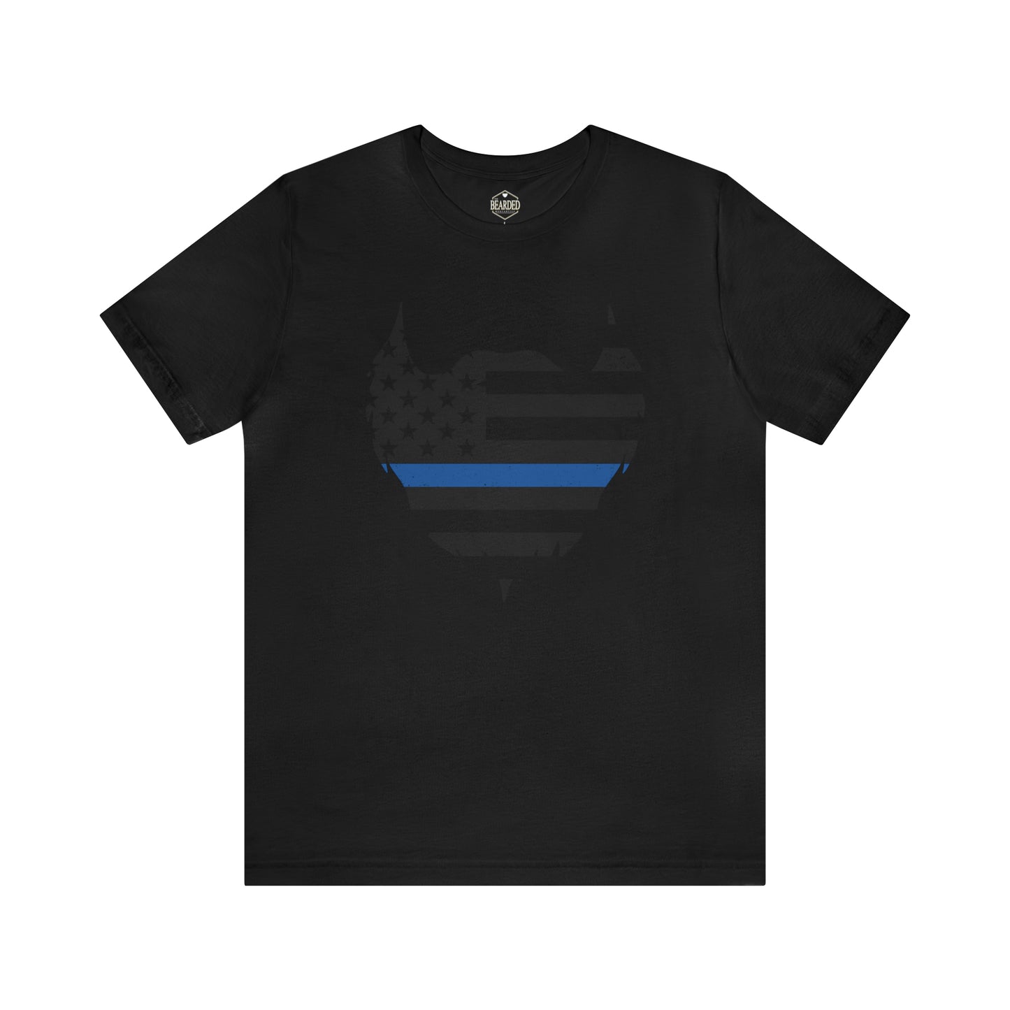 Thin Blue Line Beard | T-Shirt