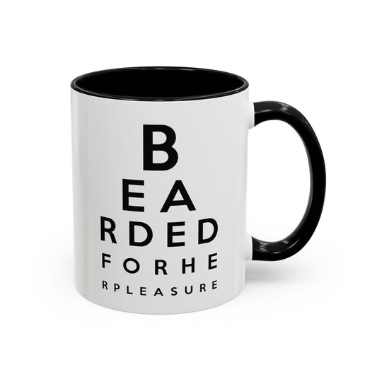 Bearded For Her Pleasure | Two-Tone 11 oz. Coffee Mug