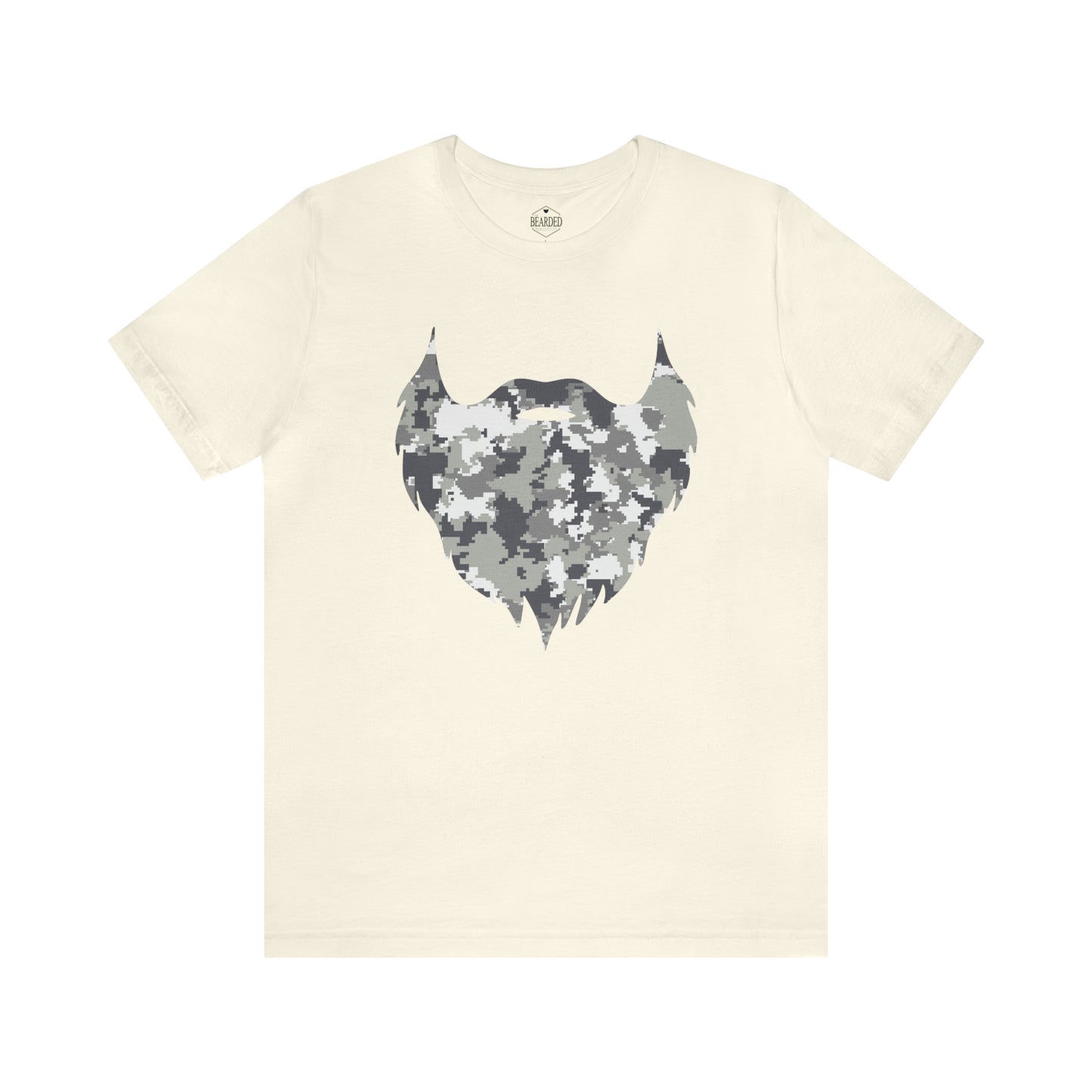 Camo Beard (Grey) | T-Shirt