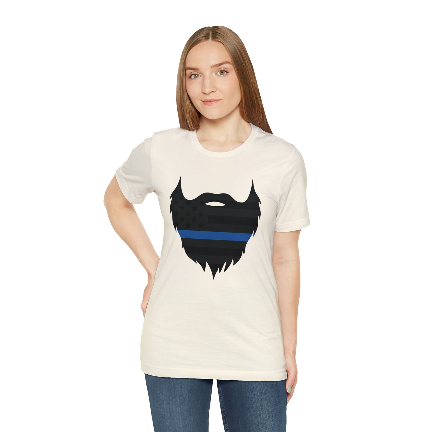 Thin Blue Line Beard | T-Shirt