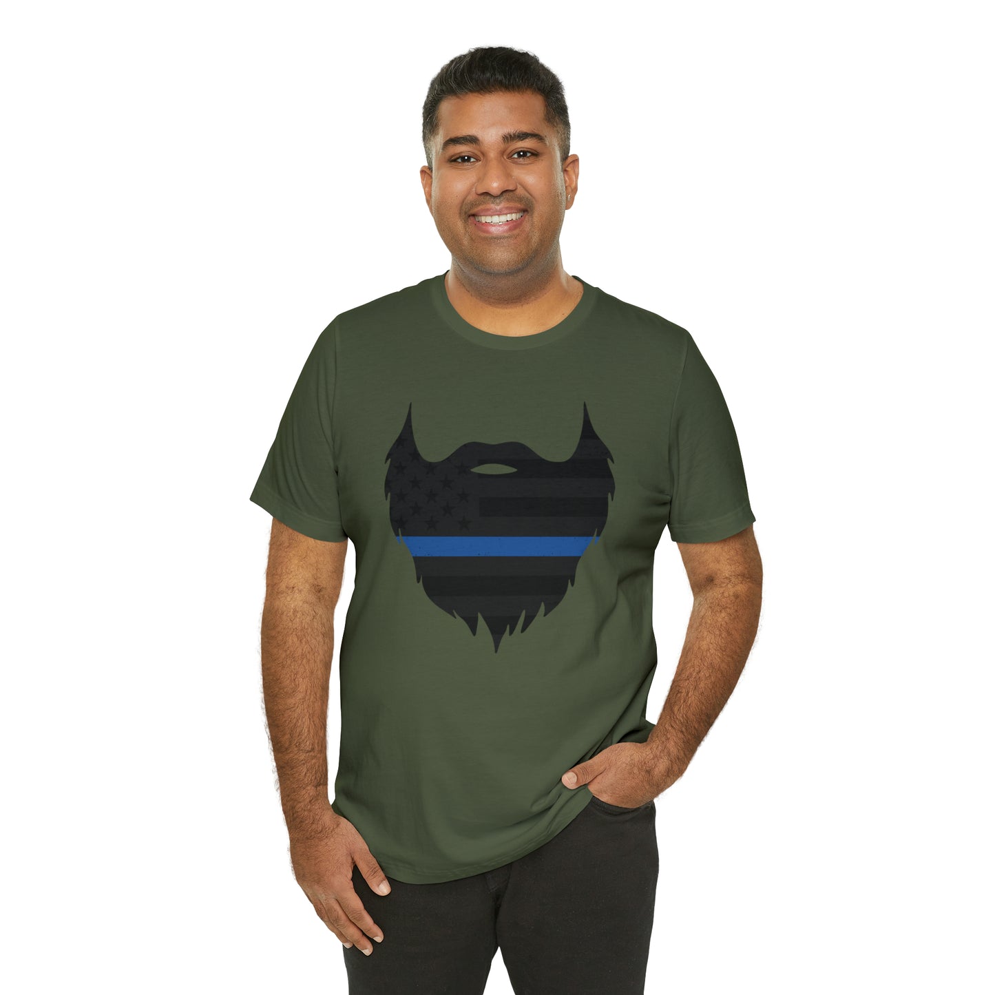 Thin Blue Line Beard | T-Shirt