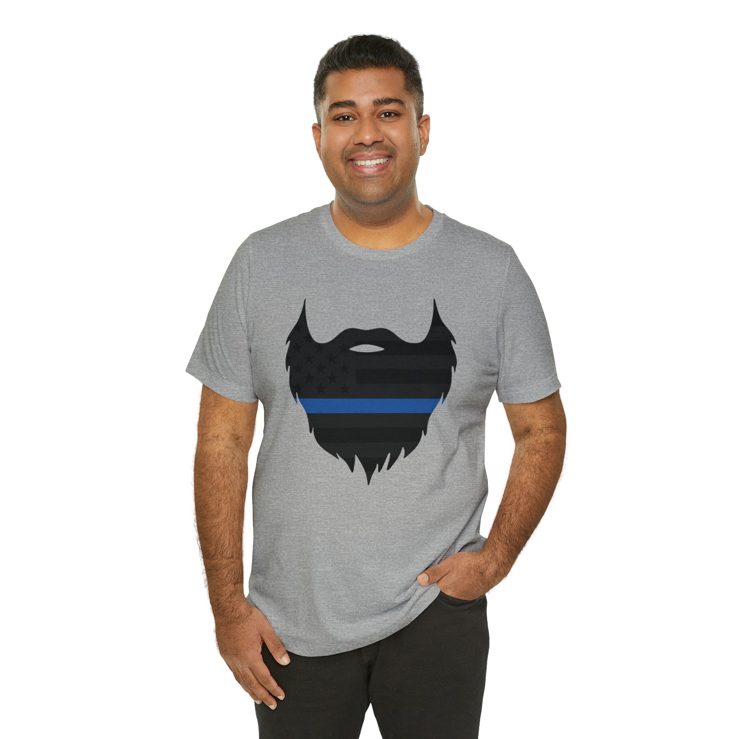 Thin Blue Line Beard | T-Shirt