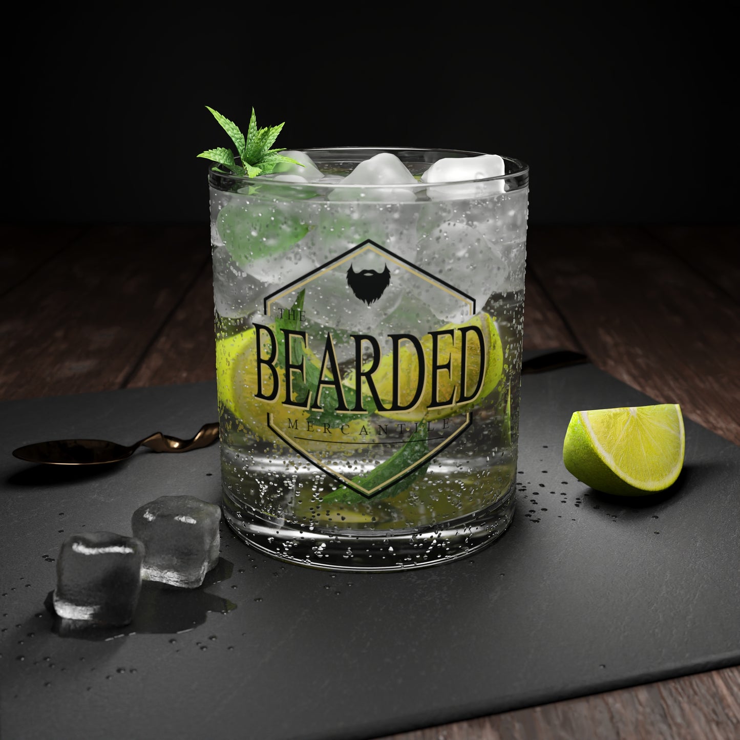 Bearded Mercantile Rocks Glass | 10oz.