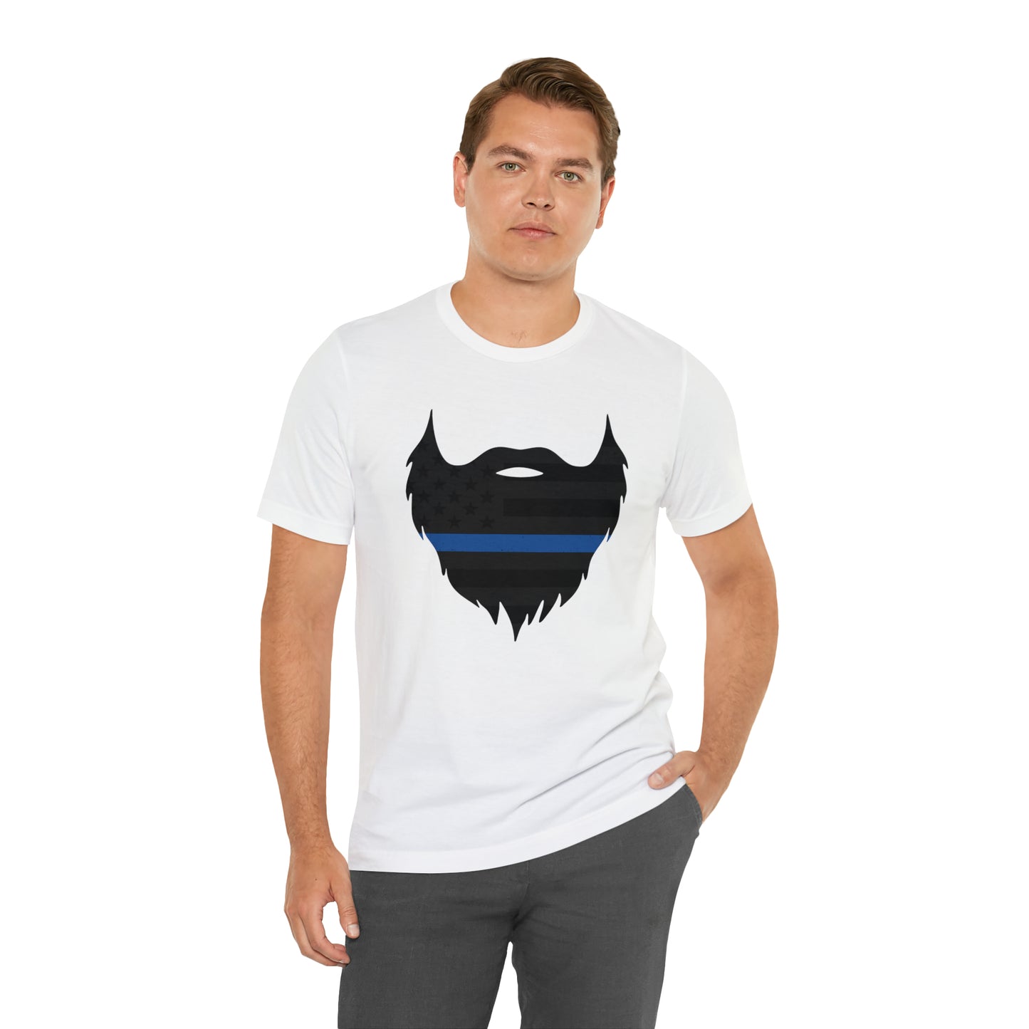 Thin Blue Line Beard | T-Shirt