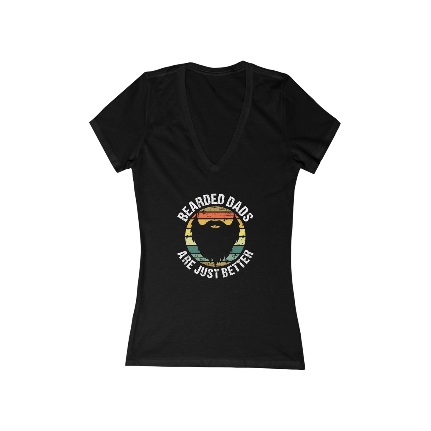 Bearded Dads Are Just Better | Women's Deep V-Neck Tee