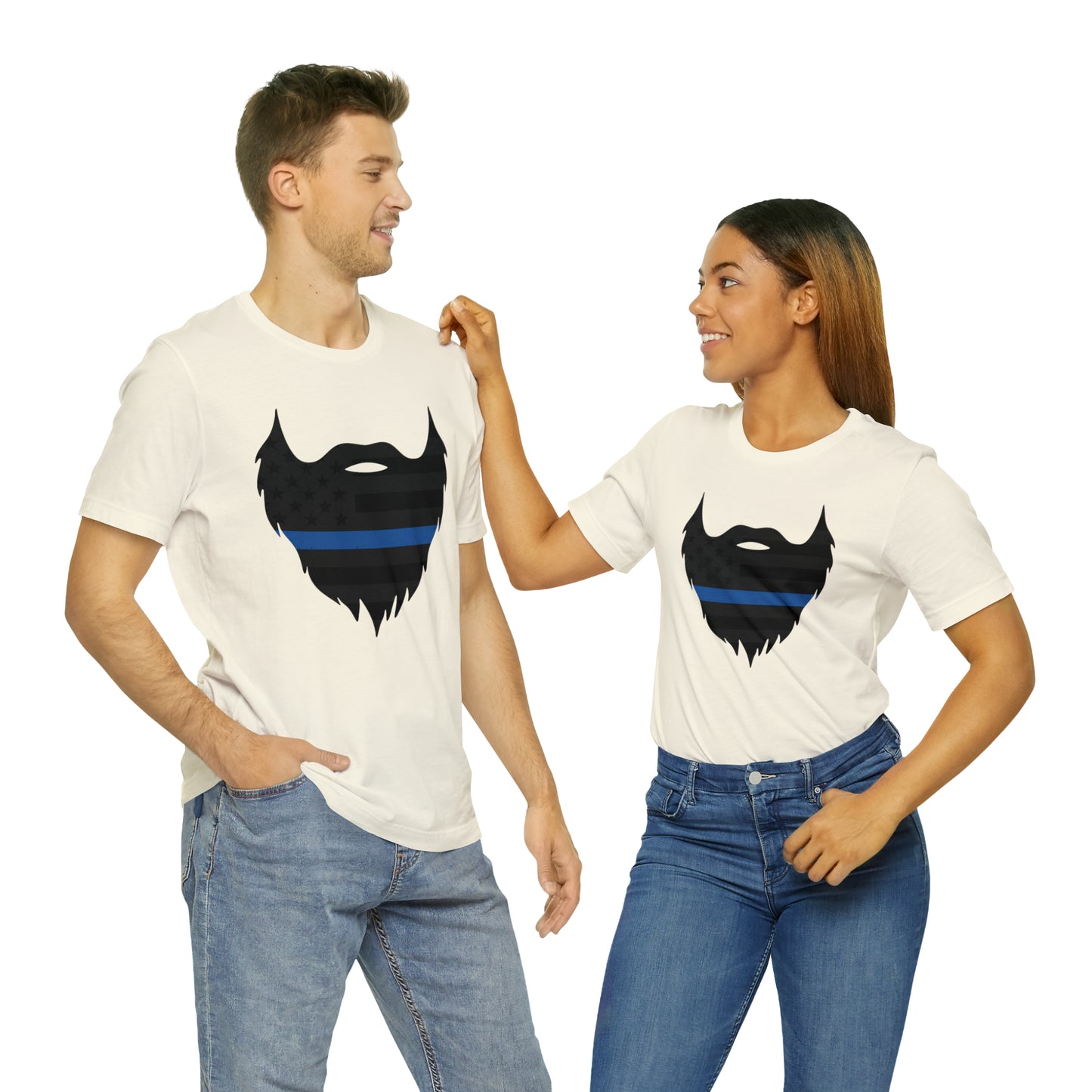 Thin Blue Line Beard | T-Shirt