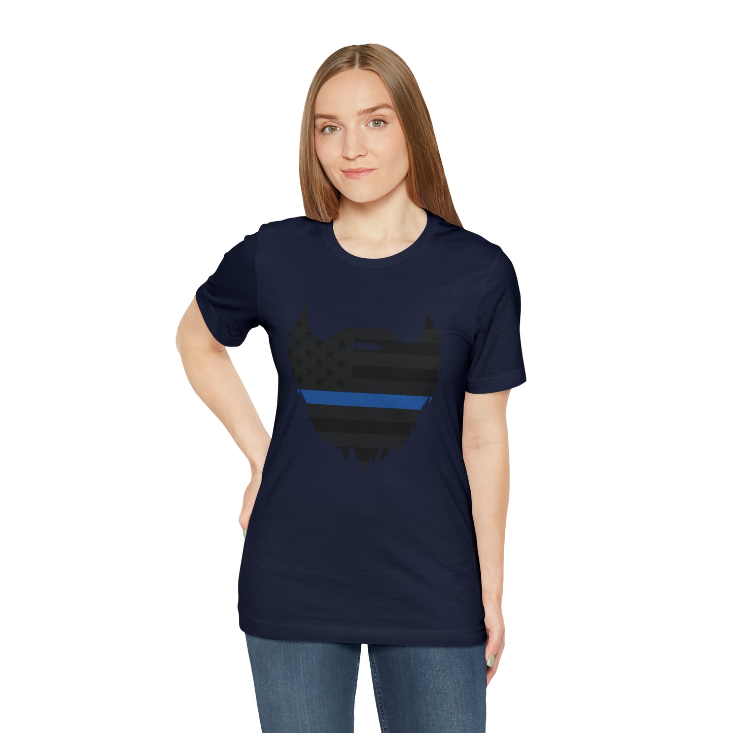 Thin Blue Line Beard | T-Shirt