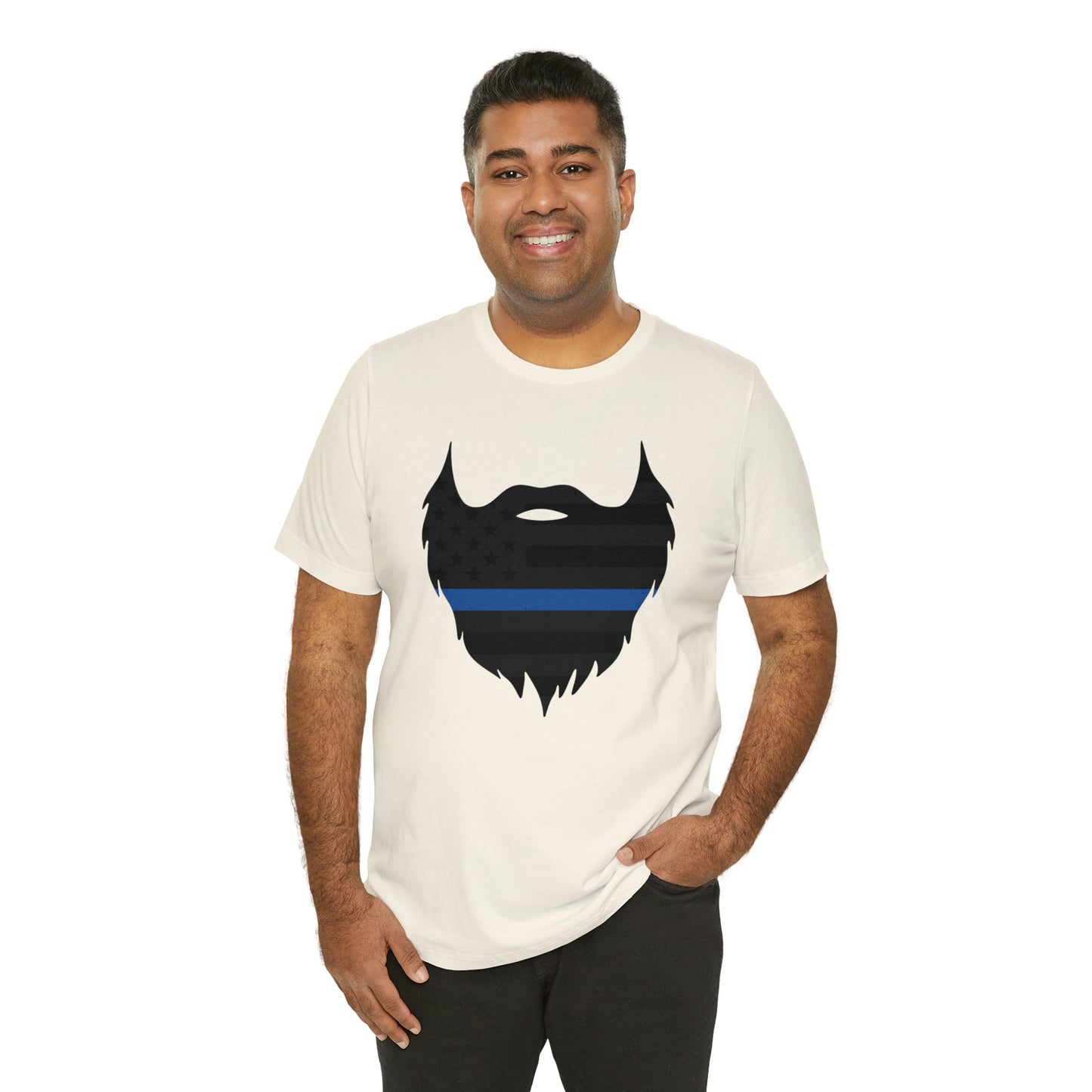 Thin Blue Line Beard | T-Shirt