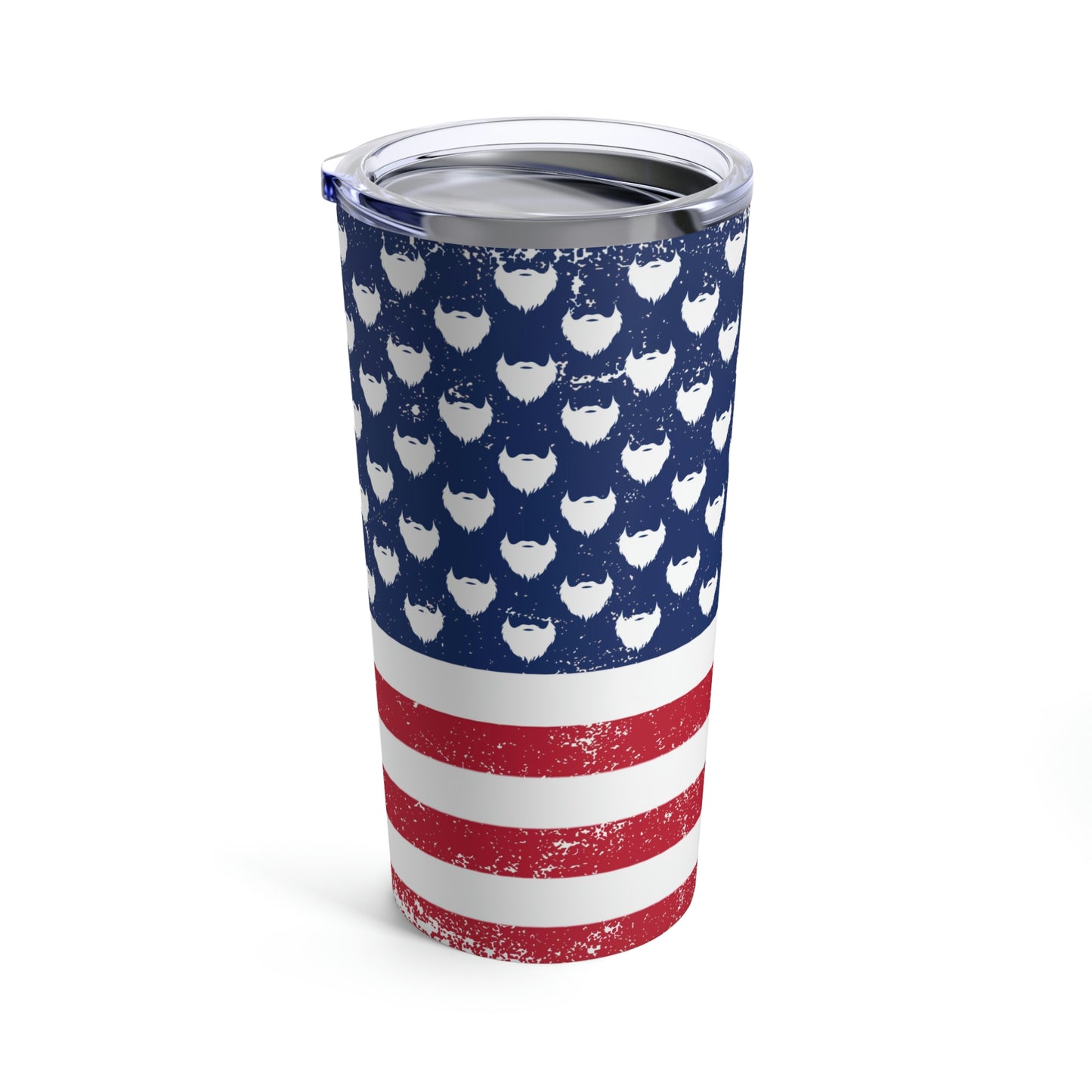 Beard Spangled Tumbler | Stainless Steel Tumbler 20oz