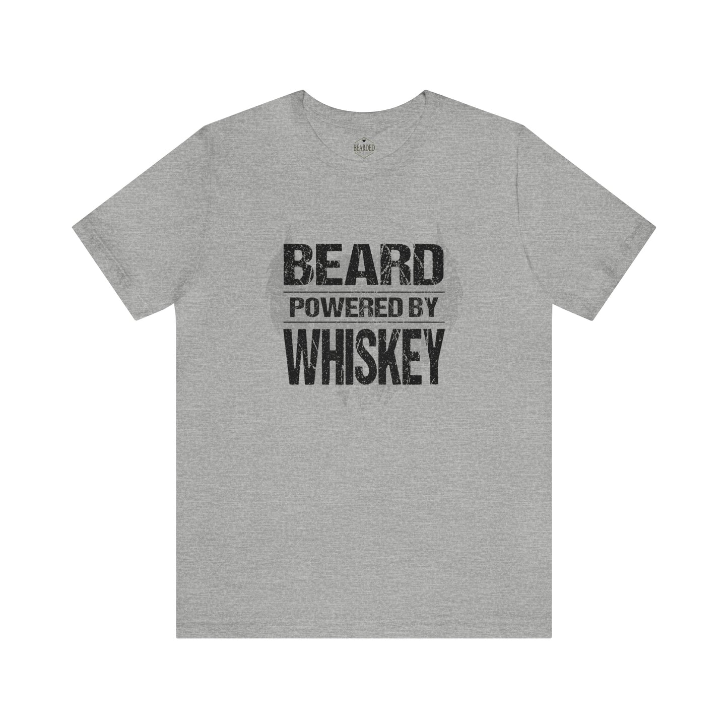 Beard Powered By Whiskey | T-Shirt