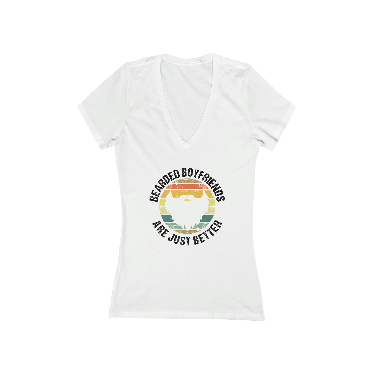 Bearded Boyfriends Are Just Better | Women's Deep V-Neck Tee