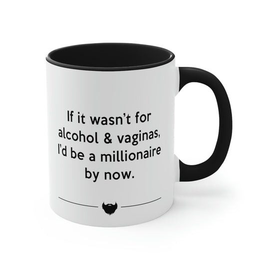 If It Wasn't For Alcohol... | Two-Tone 11 oz. Coffee Mug