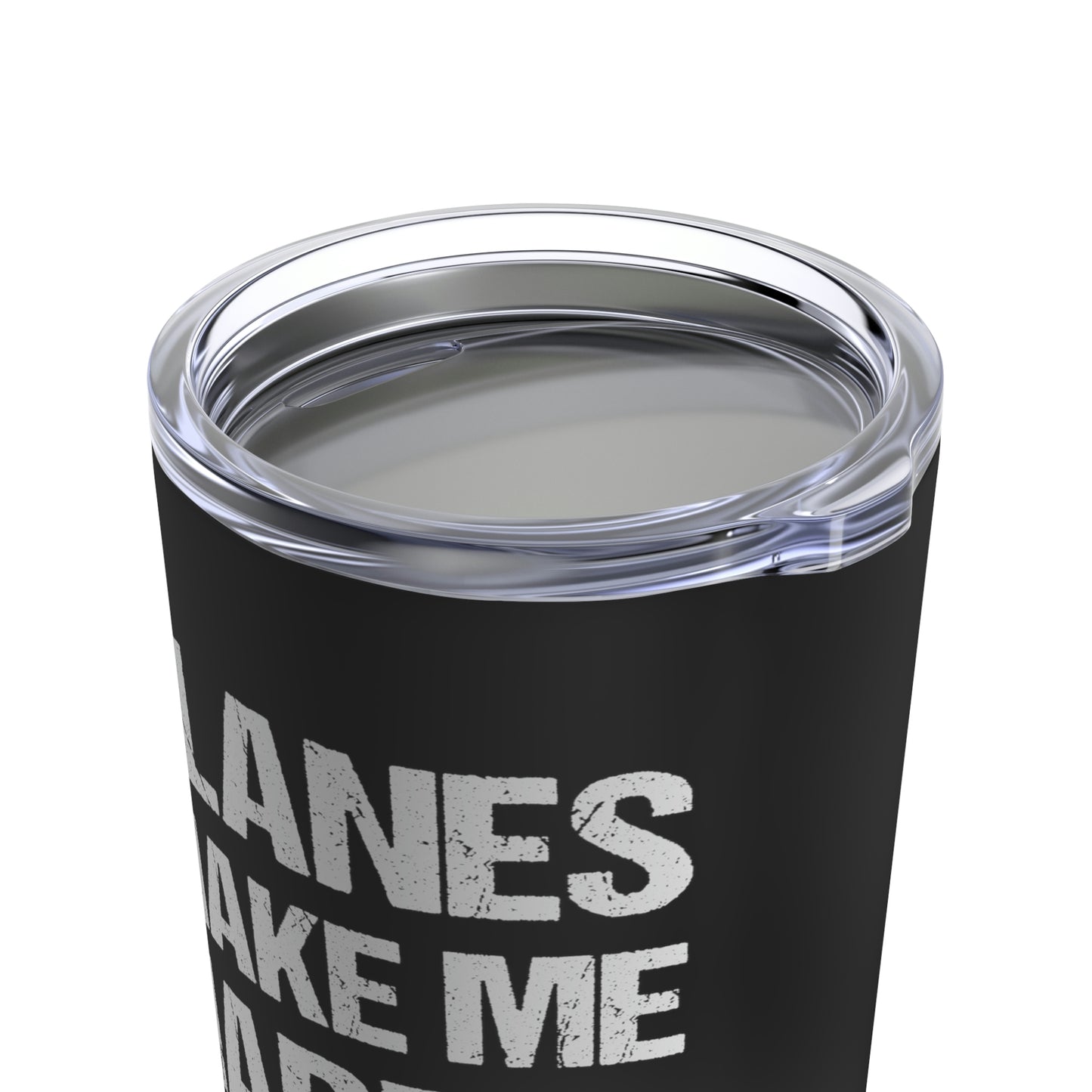 Planes Make Me Happy (Black) | Stainless Steel Tumbler 20oz