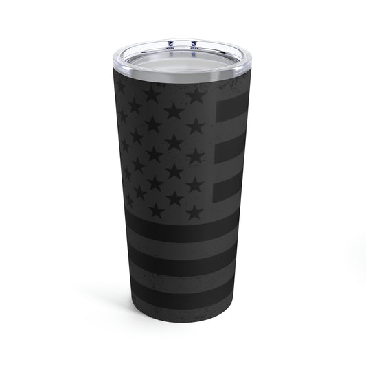 Star Spangled Tumbler (Black) | Stainless Steel Tumbler 20oz