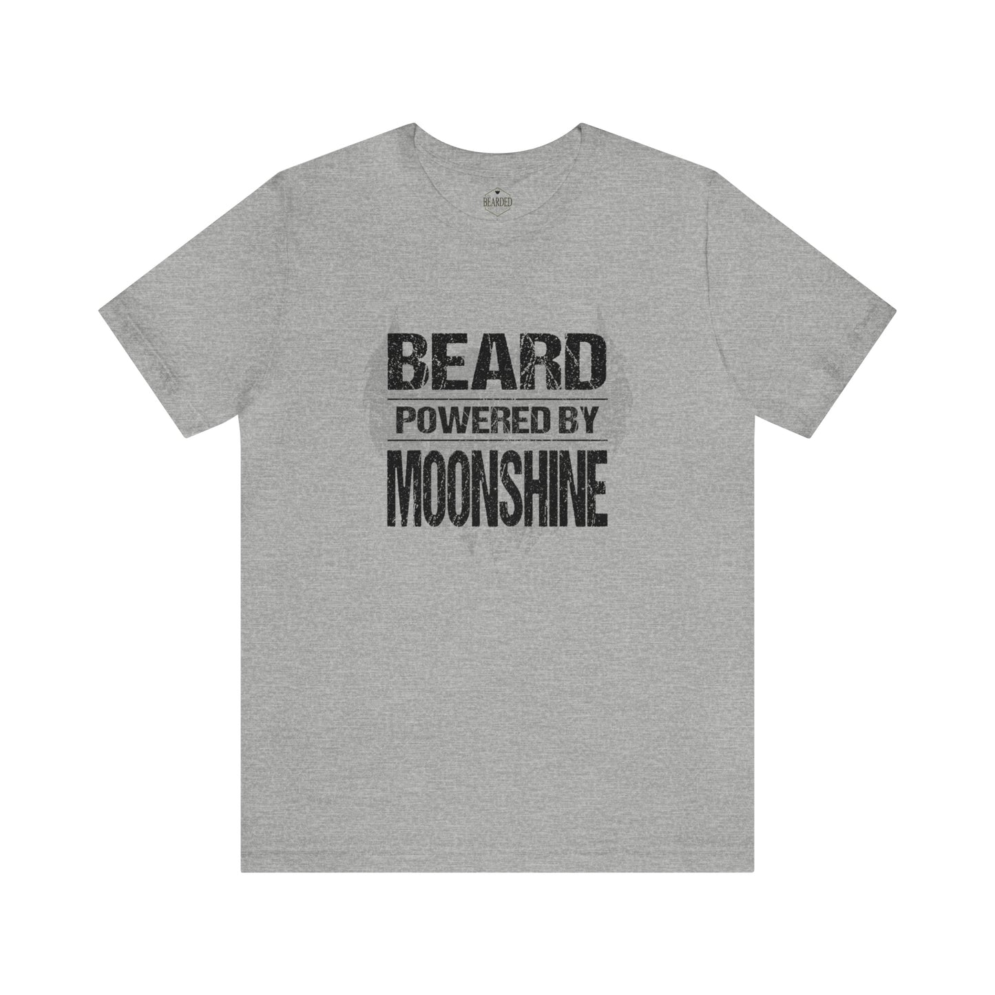 Beard Powered By Moonshine | T-Shirt