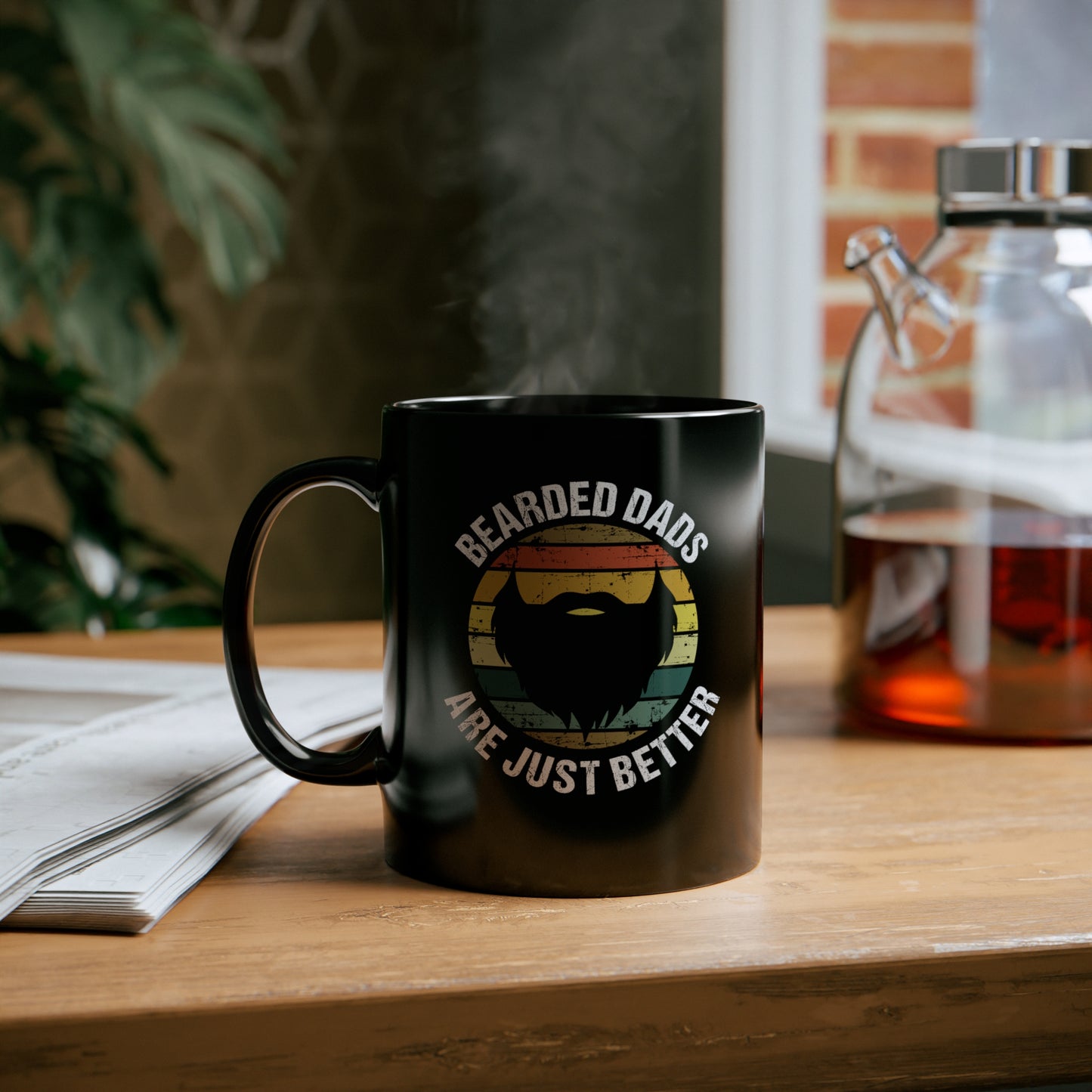 Bearded Dads Are Just Better | 11oz Black Mug