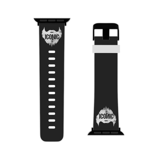 Iconic Beard (Black) | Apple Watch Band