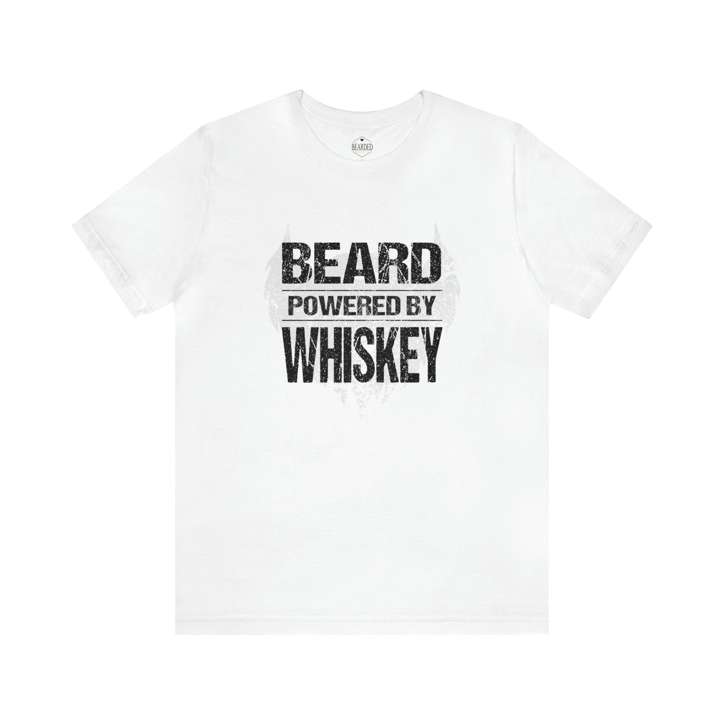 Beard Powered By Whiskey | T-Shirt