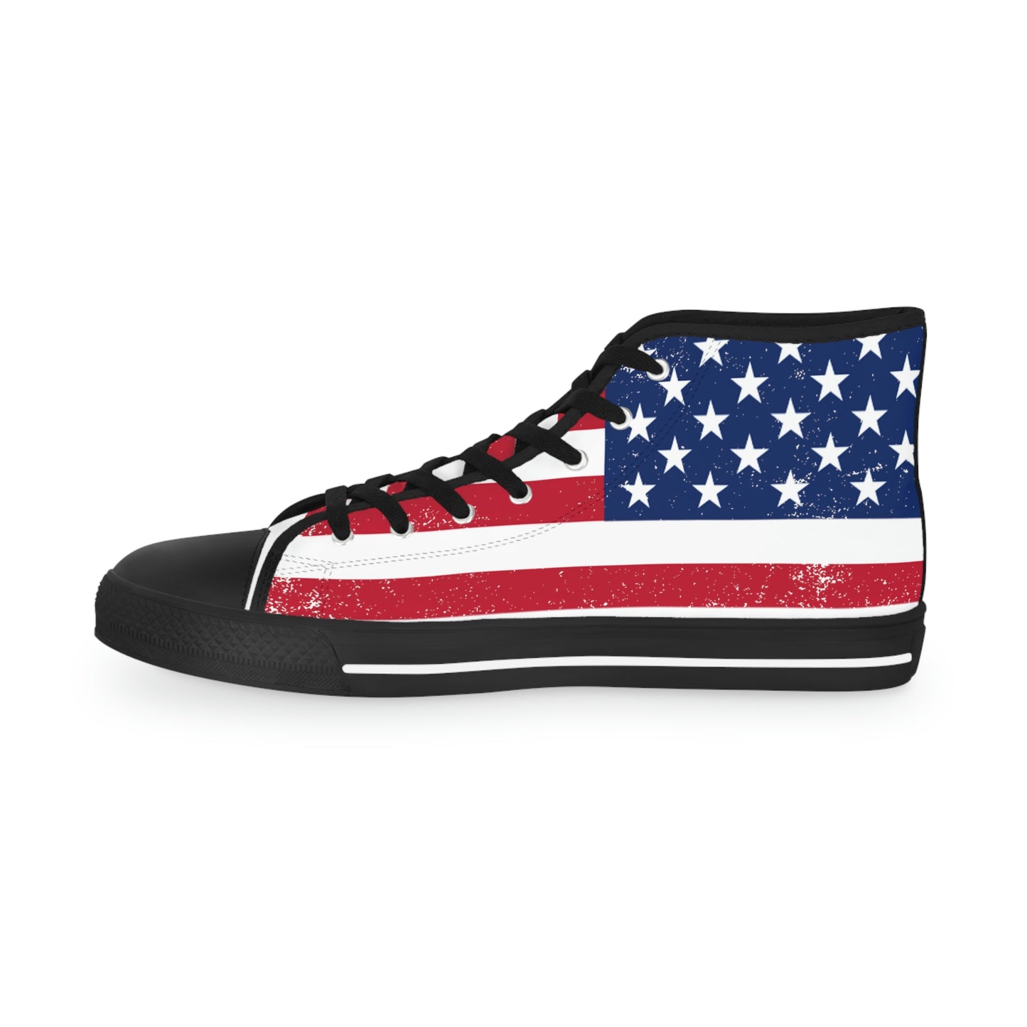 Distressed 'Merican Flag | High Top