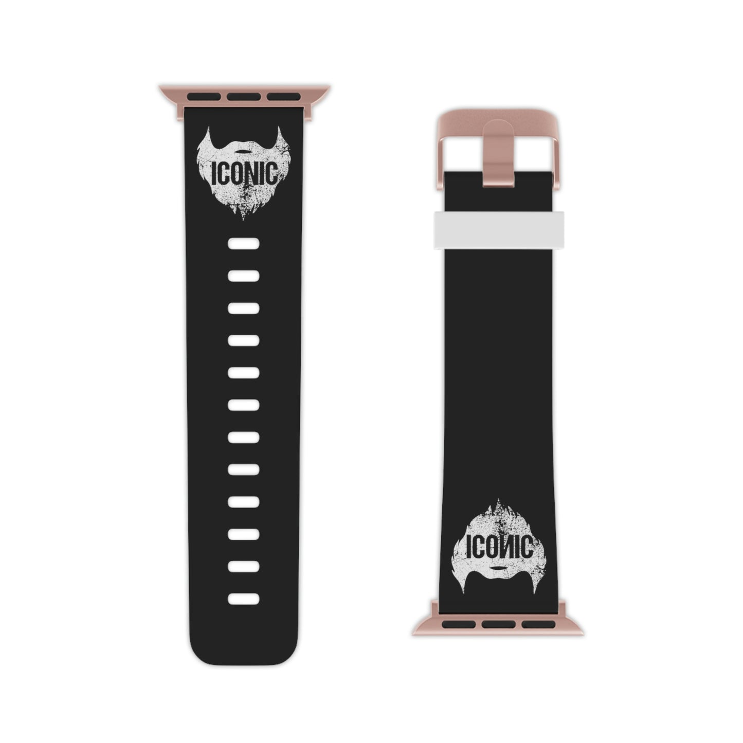 Iconic Beard (Black) | Apple Watch Band