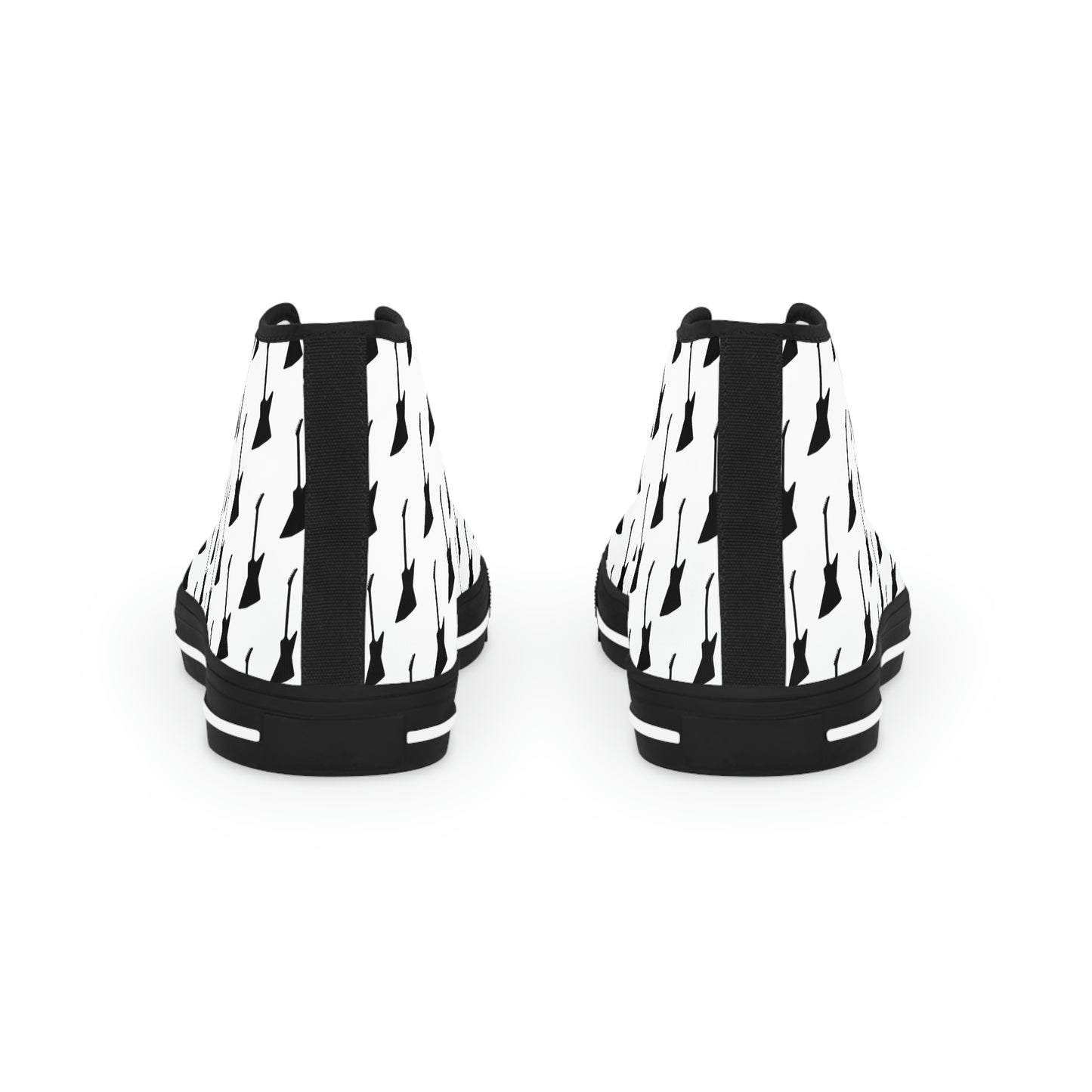 Guitar Pattern: Explorer-Style - White | High Top